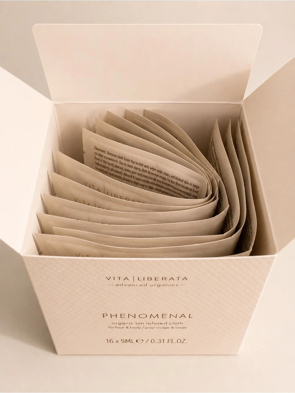 Vita Liberata Phenomenal Organic Tan Infused Cloth